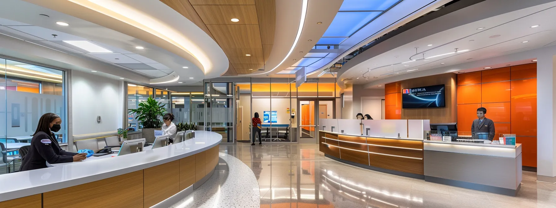 a dynamic healthcare environment showcasing a bustling medical billing office, illuminated by soft, focused lighting, emphasizing the professionals engaged in streamlined processes that enhance financial efficiency and customer experience.